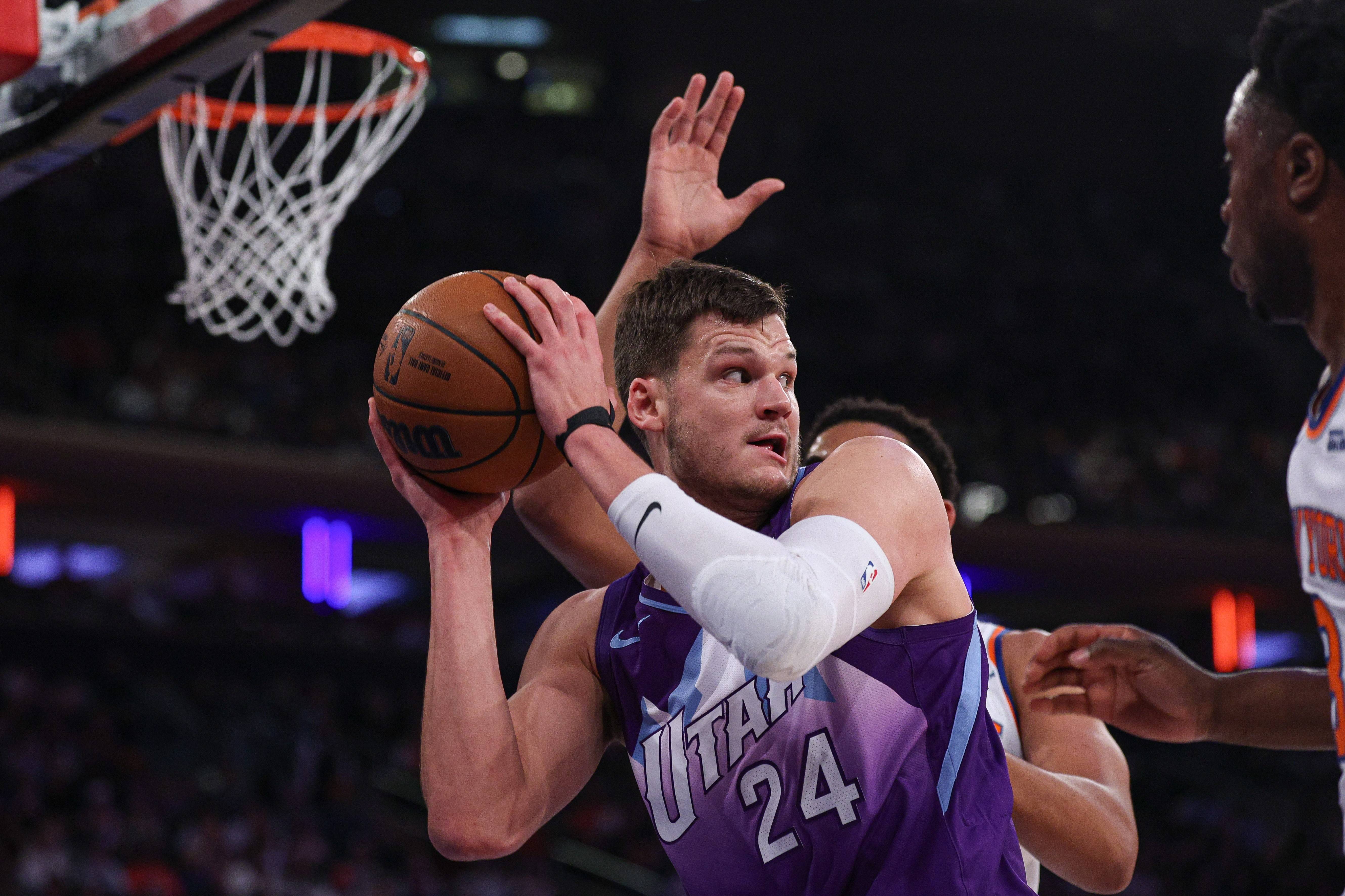 爵士绝杀时刻，波尔津吉斯点燃赛场，命运悬念迎来胜利！